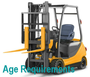 age requirement of fork lift drivers in UK